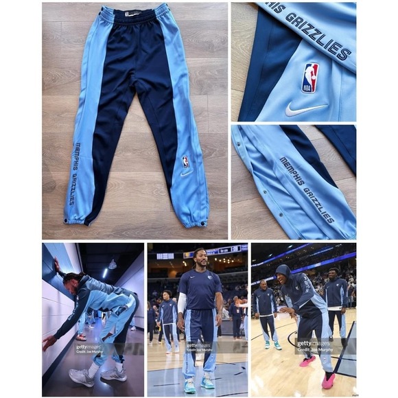 New No Tags Nike NBA Memphis Grizzlies Showtime Performance Pants Men's Size XXL